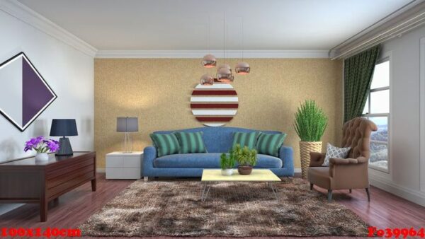 illustration of the living room interior