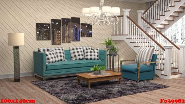 interior living room. 3d illustration