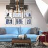 interior living room. 3d illustration