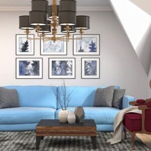 interior living room. 3d illustration