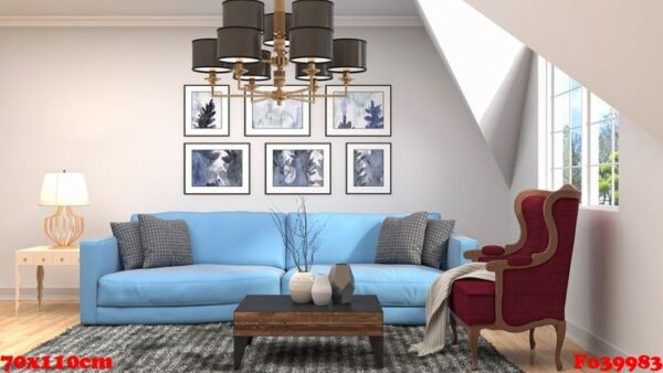 interior living room. 3d illustration