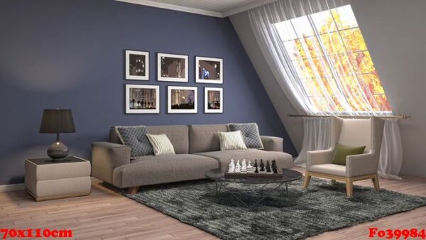 interior living room. 3d illustration