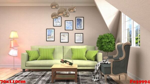 interior living room. 3d illustration