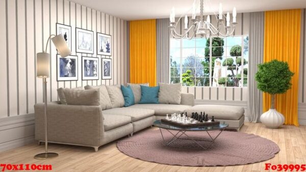 interior living room. 3d illustration