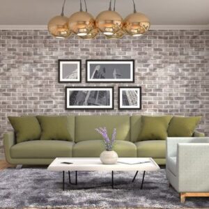 interior living room. 3d illustration