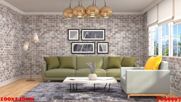 interior living room. 3d illustration