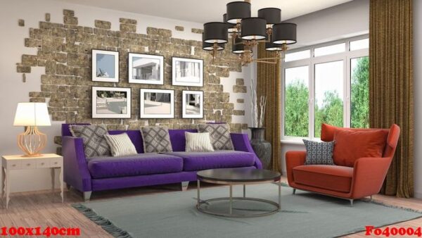 interior living room. 3d illustration