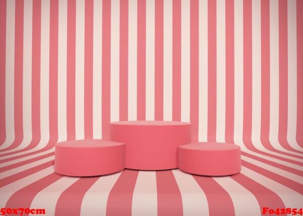 3d illustration. striped minimal scene , podiumfor cosmetic prod