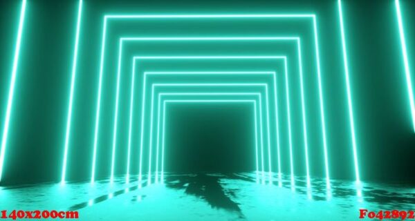 abstract neon lights background. 3d render