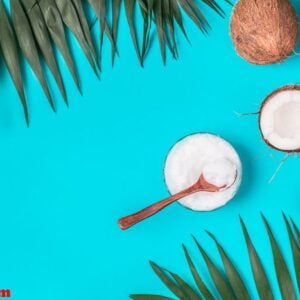 coconut oil and coconuts.