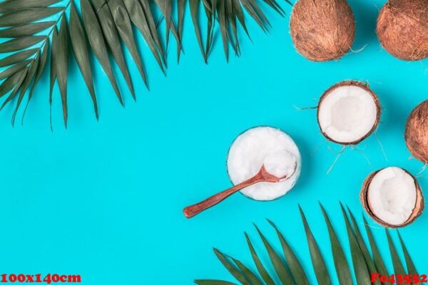 coconut oil and coconuts.