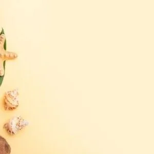 summer vacation banner. rattan bag, sunglasses, hat and exotic fruits on yellow background. travel concept. flat lay. copy space