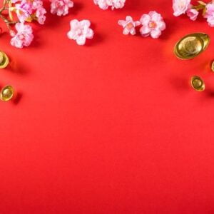 chinese new year festival decorations pow or red packet, orange