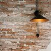 lamp on wall background