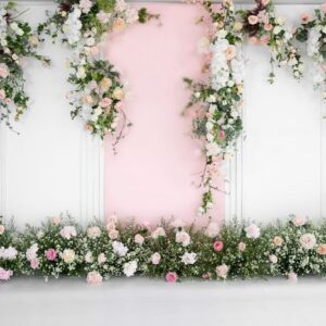 beautiful,wedding,flower,backdrop,for,taking,pictures.