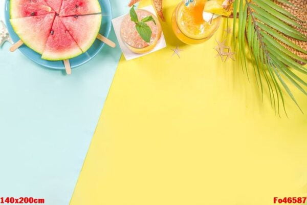 summer holiday bar and snack background