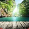 rocks on railay beach in krabi, thailand