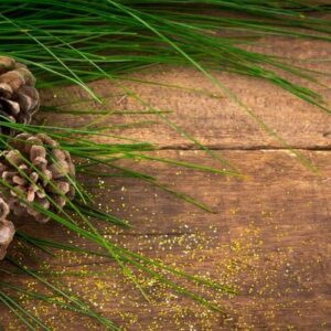 christmas decoration over wooden background