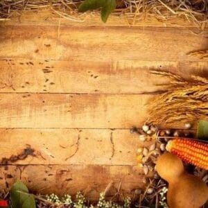 autumn and thanksgiving day background from fallen leaves and f