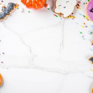 halloween cookies and candies