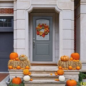 front,steps,of,house,with,pumpkins,and,fall,decorations