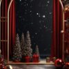 luxury christmas decorations mockup ai generated