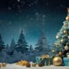 christmas tree holiday background