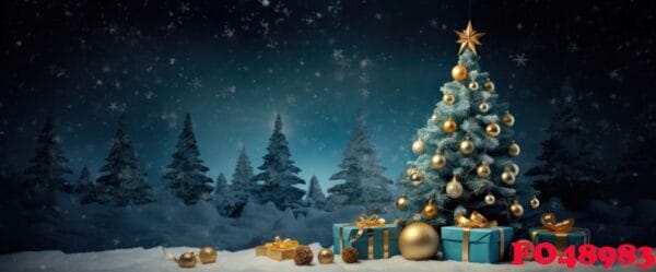 christmas tree holiday background