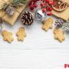 christmas gifts, gingerbread cookies, decorations with christmas