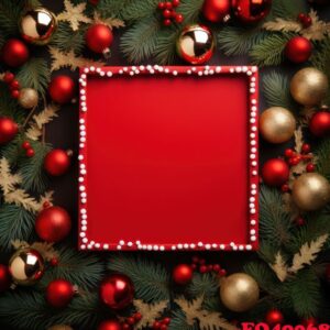 abstract christmas frame background