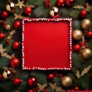 abstract christmas frame background