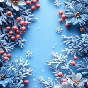 a simple winter background with snowflakes and soft tones. inclu