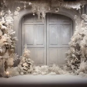 magic of a merry christmas captivating backdrop. generative ai