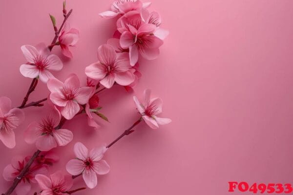 a beautiful pink flower with a blue sky in the background. the flower is in full bloom and the sky is clear and bright