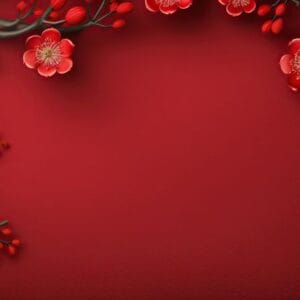 chinese new year red background