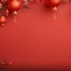 chinese new year abstract background, holiday celebration events concept, copy space for text, ai generative