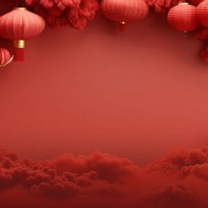 chinese new year abstract background, holiday celebration events concept, copy space for text, ai generative