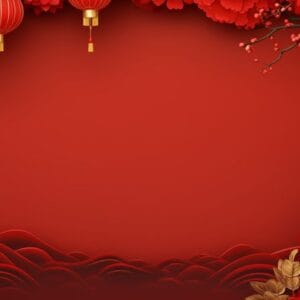 chinese new year abstract background, holiday celebration events concept, copy space for text, ai generative