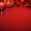 chinese new year abstract background, holiday celebration events concept, copy space for text, ai generative