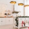 interior,of,a,modern,white,kitchen,on,christmas,eve,in