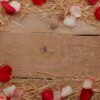 happy valentines day love celebration in a rustic style isolated.