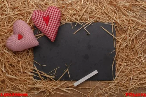happy valentines day love celebration in a rustic style isolated.