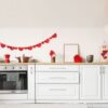 interior,of,light,kitchen,decorated,for,valentine's,day