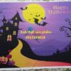FS1621 - Phông Nền Halloween Kinh Dị 🦇 Backdrop Lâu Đài Ma Quái & Bí Ngô