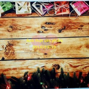 FO09 - Background Vải Giả Gỗ Decor Giáng sinh - Chụp Lookbook, Studio