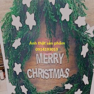 FO3114 - Tranh Vải In 3D Decor Noel Chụp Ảnh Siêu Đẹp Trang Trí Giáng Sinh