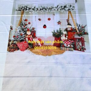 FO31881 - Phông Nền Chụp Ảnh Giáng Sinh Tuyết Trắng Decor Vintage - Background Studio, Livestream