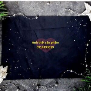 Fo38819 - Phông Nền Giáng Sinh Màu Đen Decor Chụp Ảnh Sản Phẩm Trang Sức Mỹ Phẩm Thức Ăn Noel Đẹp