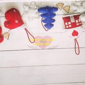 Fo46068 - Background vải Giả Gỗ Decor Noel Chụp Quần Áo, Mỹ Phẩm Chuyên Nghiệp