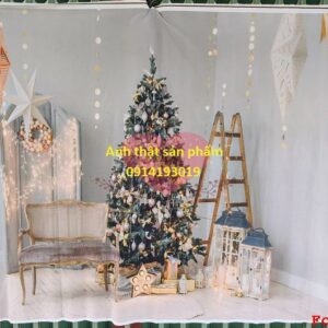 Fo47521 - Background vải Decor Phòng Mùa Đông, Quay Video Livestream , Studio chụp ảnh